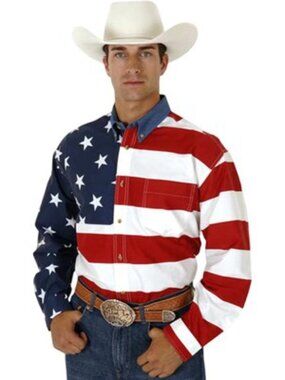 Roper - Mens Americana Collection Long Sleeve Shirt